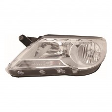 Volkswagen Tiguan 2007-2011 Halogen Head Lamp Unit Passenger Side